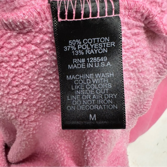 AVIATOR NATION Sweatshirt Pink Lightning Bolt Sweatshirt !sold as is! - Picture 9 of 10